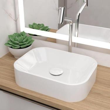 Imagem de Kit Cuba De Apoio Sobrepor 36x27cm BT2010 com Válvula Click Cerâmica B