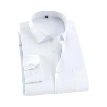 Imagem de Camisa Social Masculina Casual De Manga Longa Xadrez E Listrada Slim F