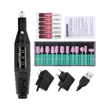 Imagem de Máquina De Furar Unhas Elétrica Portátil LULAA, Conjunto De Ferramenta