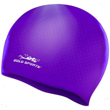 Imagem de Touca De Natação Gold Sports Massagem De Silicone-Feminino