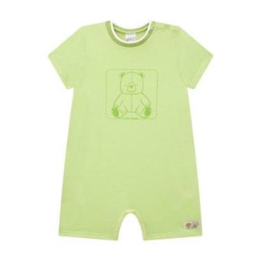 Imagem de Macacão Bebê Menino Malha Urso Verde Luc.Boo-Masculino