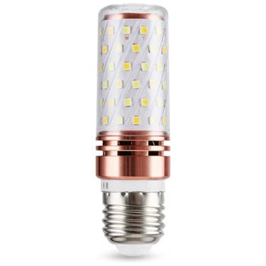 Imagem de Lâmpada de Vela de LED, Conjunto com 10 Lâmpadas LED E27 de 12W para Iluminação de Candelabro, Luz Ambiente Aconchegante - Miluqike