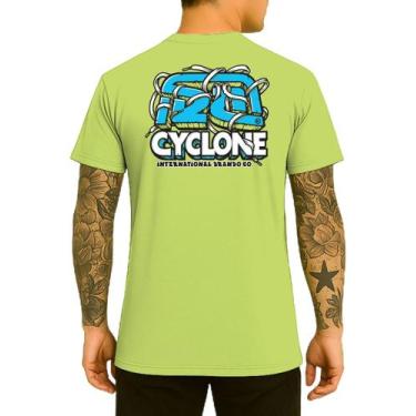 Imagem de Camisa Cyclone Light Drawing, Verde abacate, G