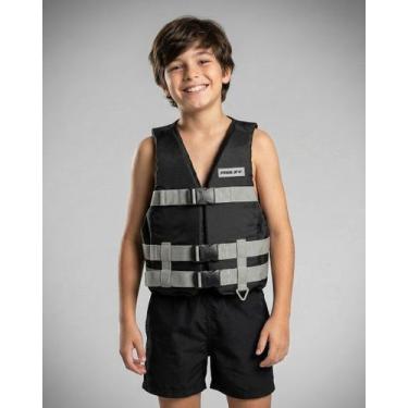 Imagem de Colete Flutuador Simetria Spectrum Infantil - Prolife, Prata, PP (Até 