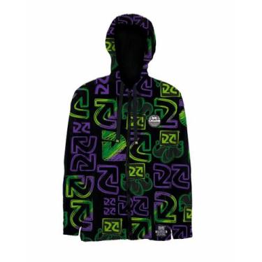 Imagem de Jaqueta Cyclone Veludo Art Joker, Preto, Verde, M