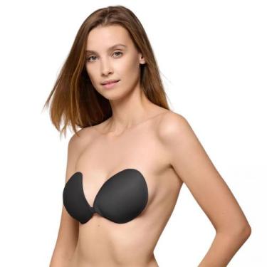 Imagem de Sutiã Básico Adesivo Linha Mais Aderente Liebe, 42, Preto