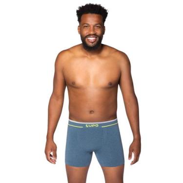 Imagem de Cueca Plus Size Boxer Seamless sem Costura de Microfibra Lupo, XXXG, A