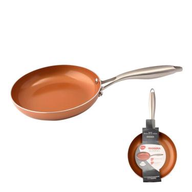 Imagem de Frigideira Antiaderente Linha Cobre Premium 24CM Alumínio e Aço Inox com Revestimento C...