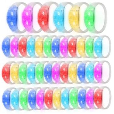 Imagem de Dhseinat 100 Pulseiras LED com Ativação por Som e 6 Cores