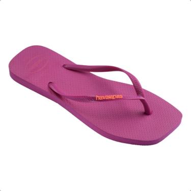 Imagem de Chinelo Havaianas Slim Square Logo Pop-up Original Feminino-Feminino