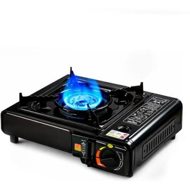 Imagem de Fogareiro a Gás Butano Portátil com Dupla Entrada para Cartucho - IDEA