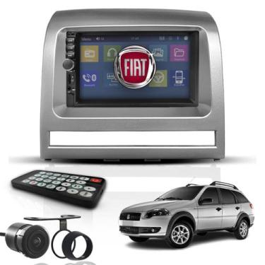Imagem de Kit Central Multimídia Universal Mp5 2 Din Bt Espelha Palio Weekend - 