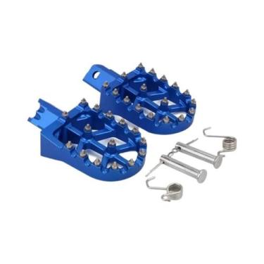 Imagem de Pedaleiras Universais Coloridas CNC Para Motocicletas HONDA CRF XR 50 