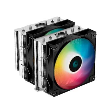 Imagem de Cooler Para Cpu Deepcool Ag620 ARGB, Dual Tower, Preto, 12cm