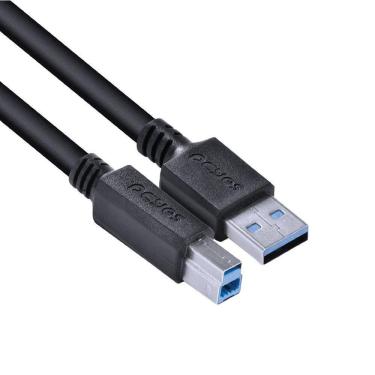 Imagem de Cabo Para Impressora E Hd Externo Usb A 3.0 Macho Para Usb B 3.0 Macho 28awg Puro Cobre...