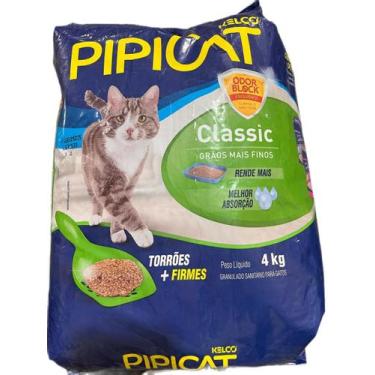 Imagem de Areia gato pipicat classic 4kg - kelco