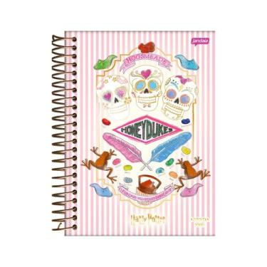 Imagem de Agenda Diária Escolar Espiral Harry Potter Hogwarts 352 pag - Jandaia,