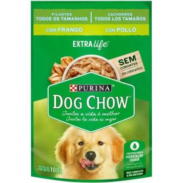 Imagem de Ração úmida DOG CHOW Para Cães Filhotes Frango Ao Molho Sachet 100g