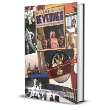 Imagem de Remember The Seventies Parragon Books Acompanha 1DVD Importado Inglês 