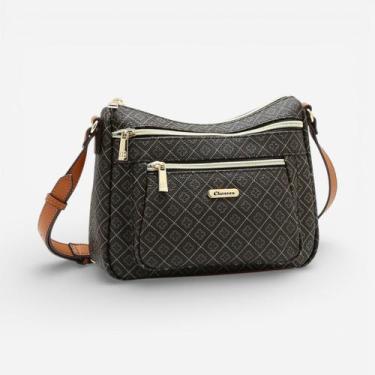 Imagem de Bolsa Feminina Chenson Transversal Elemento Gráfico Café, Cafe, UN