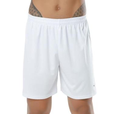 Imagem de Short Futebol Com Elástico Plus Size Elite, Branco, G