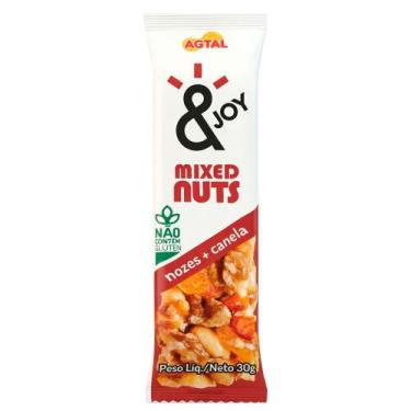 Imagem de Barra de Nuts &Joy Nozes e Canela Agtal 30g
