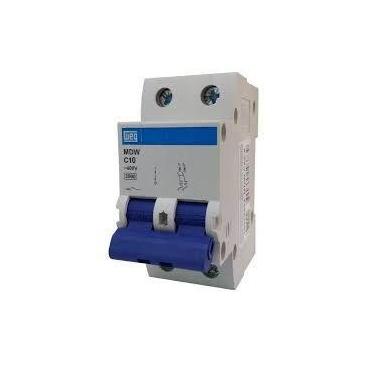 Imagem de Disjuntor Weg Bipolar MDW.C10.2 32A 400V 6 unidades, 400V, Cinza