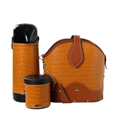 Imagem de Kit para Chimarrão Três Peças Delux Matetri  Acompanha Mateira, Térmic
