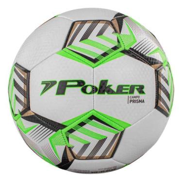 Imagem de Bola De Futebol Campo 32 Gomos Oficial Durável Precisa Nova - poker, P
