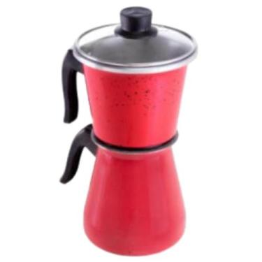 Imagem de Cafeteira Italiana Extra Forte Alumínio Tampa de Vidro 1,5 Litro Mocha