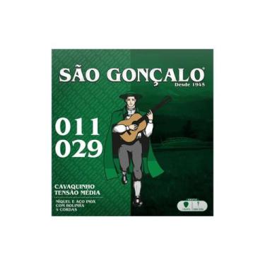 Imagem de Encordoamento 011 Niquel C/bolinha P/cavaco Sao Goncalo 131 - São Gonç