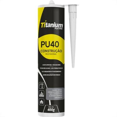 Imagem de Cola Selante Pu40 Titanium Branco 400G