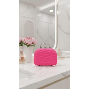 Imagem de Maleta De Maquiagem Profissional Portátil Rosa - Congratulations Store