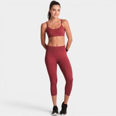 Imagem de Top Lupo LSport Slim Feminino - Vermelho Escuro - G, G