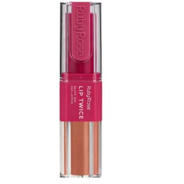 Imagem de Batom Duo Ruby Rose Lip Twice, LT60 HB-L6101-6