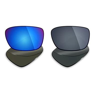 Imagem de 2 pares de lentes polarizadas de substituição da Mryok para óculos de sol Oakley Drop Point – Opções
