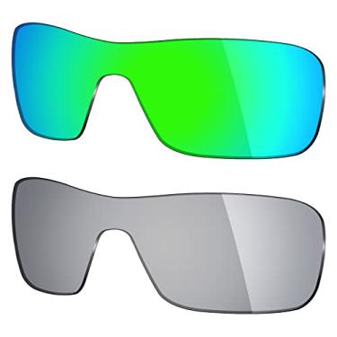 Imagem de 2 pares de lentes polarizadas de substituição da Mryok para óculos de sol Oakley Turbine Rotor – Opções