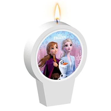 Imagem de VELA PLANA ADESIVADA DISNEY FROZEN 01 un.