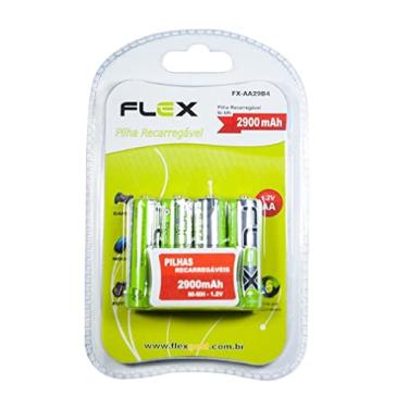 Imagem de Pilha Recarregavel FLEX FX-AA29B2 1,2V AA 2900 MAH