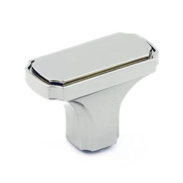 Imagem de Richelieu Hardware BP77043180 Lorraine Collection 1 11/16" (43 mm) x 27/32" (21,1 mm) puxador de armário de níquel polido com acabamento em níquel polido