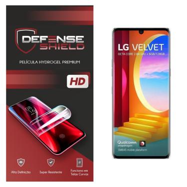 Imagem de 2 Peliculas Hydrogel Premium Para LG Velvet  Defense Shield