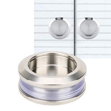 Imagem de puxador para porta do banheiro,Puxador redondo para porta de vidro, puxador para porta do chuveiro, maçaneta deslizante para porta de vidro do banheiro