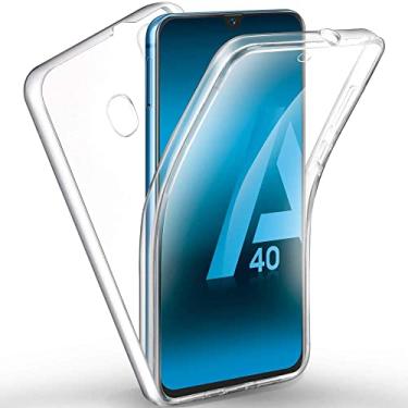 Imagem de Capa de corpo inteiro 360 para Samsung Galaxy A12 A5 A6 A7 A8 A9 A21S A20E A50 A70 A40 A10 A41 A42 A51 A71 TPU dupla face transparente Funda, transparente, para A02S, 164,2MM