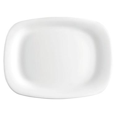 Imagem de BORMIOLI ROCCO GRANGUSTO PRATO RASO 2x21x18cm VIDRO TEMPERADO BRANCO 6PÇ