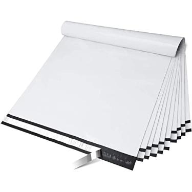 Imagem de Fuxury Envelopes grandes de poliéster 61 x 61 cm, pacote com 50, sacos de transporte grandes para roupas embaladas, envelopes de envio resistentes GG, envelopes de envio autovedantes, à prova d'água