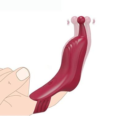 Imagem de Vibrador de Dedo Poderoso Estimulador Sexual Feminino Ponto G e Clitóris Massageador Erótico 10 Velocidades