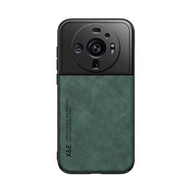 Imagem de Kepuch Silklike Capa para Xiaomi 12S Ultra - Case Placa de Metal Embutida para Xiaomi 12S Ultra - Verde