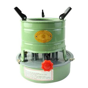 Imagem de Aquecedor de querosene, aquecedor portátil de fogão a querosene para uso interno arte de ferro aquecedor de fogão a querosene com 8 pavios para aquecer cozinhar água fervente, verde, 18,5 x 20,5 cm