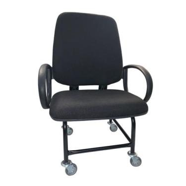 Imagem de Cadeira Para Obeso Maxx Reforçada Com Espuma Injetada Até 180 Kg Rodin