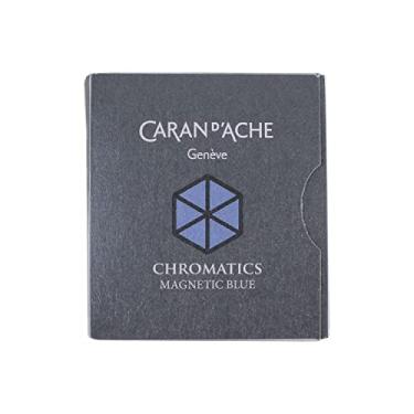 Imagem de CARTUCHO CHROMATICS PARA CANETA TINTEIRO, MAGNETIC BLUE - 6 UNID